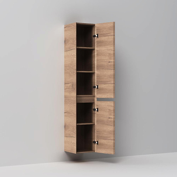 Шкаф-пенал для ванной 30 AM.PM Above M9XCHR0352OF навесной правый под дерево-4