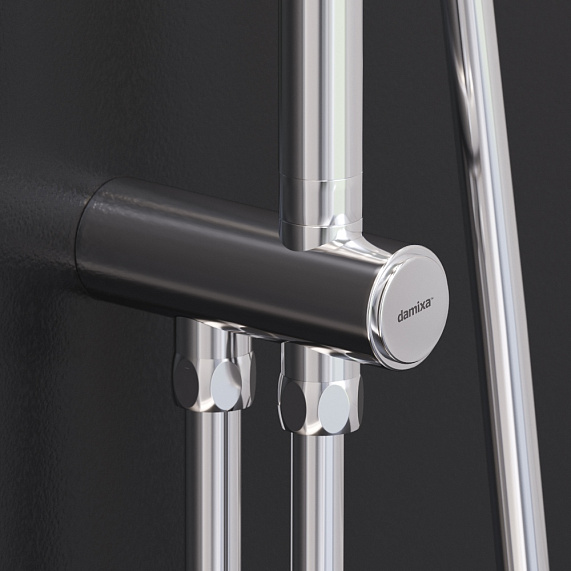 Душевая система Damixa Apollo 947000000 стойка с тропическим душем, хром-2