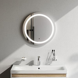 Зеркало с подсветкой в ванную круглое 50 AM.PM X-Joy M85AMOX0501WG сенсорное