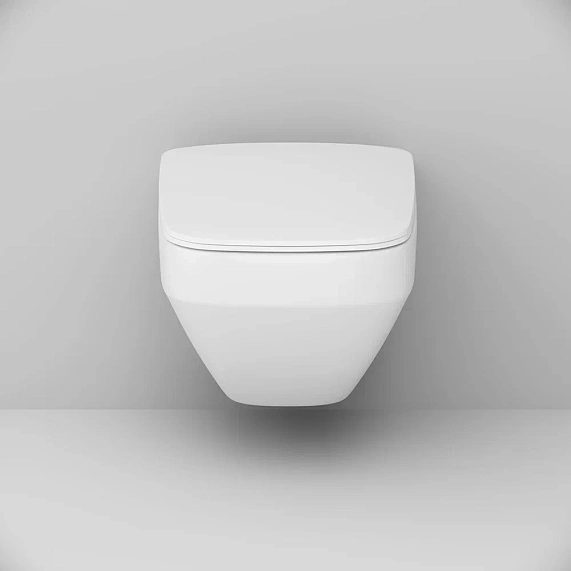 Унитаз подвесной безободковый с инсталляцией AM.PM Inspire 2.0 IS47001.50A1700 сиденьем микролифт, белой пневм. клавишей-4