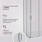 Душевое ограждение без поддона 80x80 AM.PM Gem W90G-403-8080-MT профиль серебристый