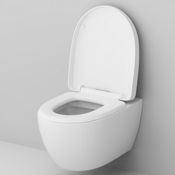 Унитаз подвесной с инсталляцией AM.PM Awe IS49051.111738 сиденьем микролифт, хром пневм. клавишей-2