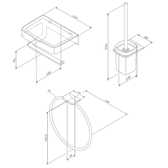 Секция гигиены AM.PM Spirit 2.0 CK70HA-10