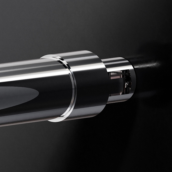 Душевая перегородка 100x195 AM.PM X-Joy W94WI-100-F1-MTE прозрачное стекло, профиль хром-2