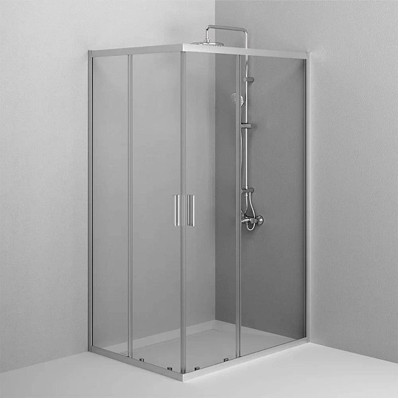 Душевое ограждение без поддона 90x120 AM.PM Gem W90G-403-120290-MT профиль серебристый-3