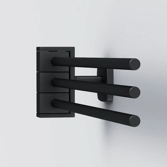 Вешалка для полотенец AM.PM Gem A9032722 поворотная тройная черная-2