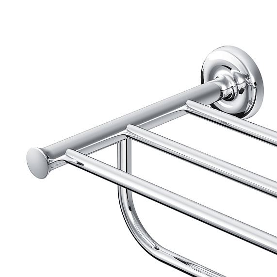 Полка для полотенец AM.PM Like A8037700 с вешалкой, хром-6