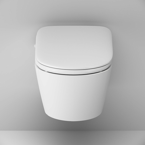 Унитаз-биде подвесной AM.PM Func C8F1702SC безободковый с электронным управлением, белый-6