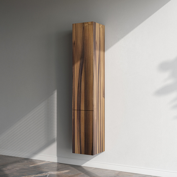 Шкаф-пенал для ванной 30 AM.PM Gem M90CHL0306HF навесной левый орех-2