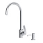 Смеситель для кухни AM.PM Like F8007T00 высокий с каналом питьевой воды, хром + дозатор моющего средства