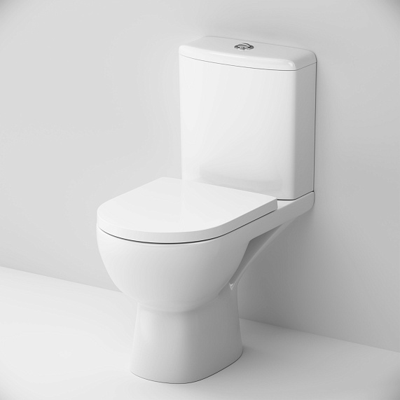 Унитаз напольный AM.PM Sunny C85C8600SC безободковый с сиденьем микролифт, белый-3