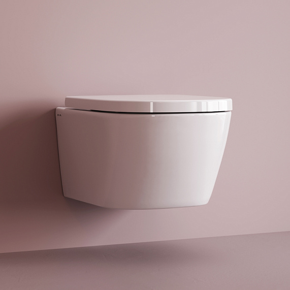 Унитаз подвесной AM.PM Libre C601900SC торнадо безободковый с сиденьем микролифт, белый-3