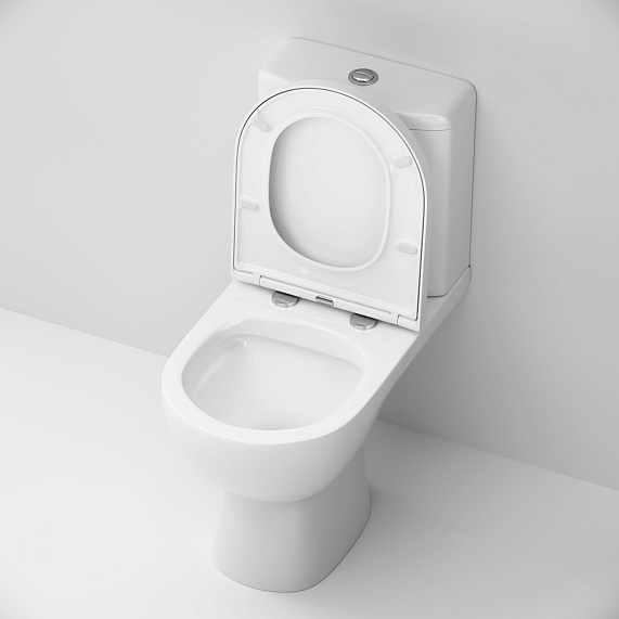 Унитаз напольный AM.PM Sunny C85C8600SC безободковый с сиденьем микролифт, белый-4
