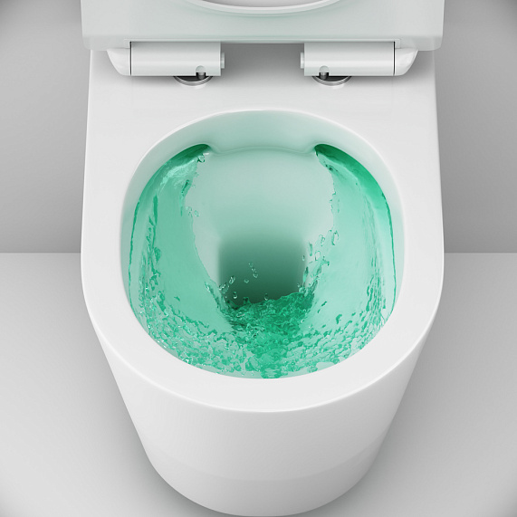 Унитаз подвесной AM.PM Sunny C85C1701SC безободковый с сиденьем микролифт-3