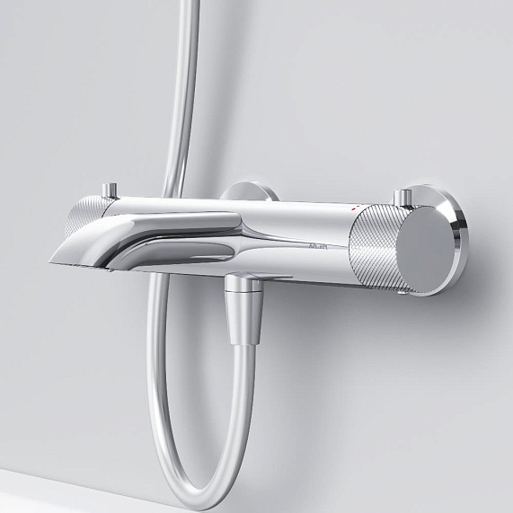 Смеситель для ванны и душа AM.PM Libre F6050000 термостат хром-7