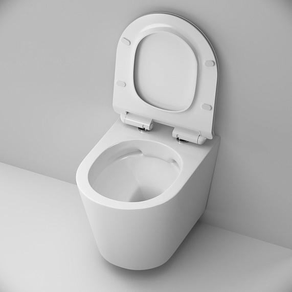 Унитаз подвесной AM.PM Sunny C85C1701SC безободковый с сиденьем микролифт-7