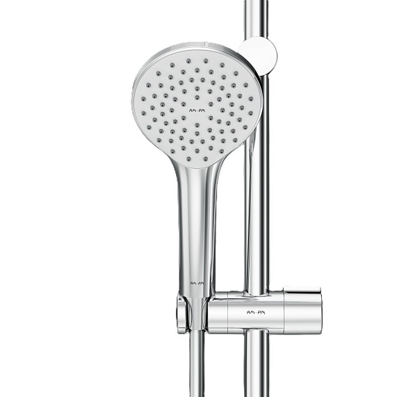 Душевая система AM.PM Gem F0790700 стойка с тропическим душем, смесителем, изливом, хром-7