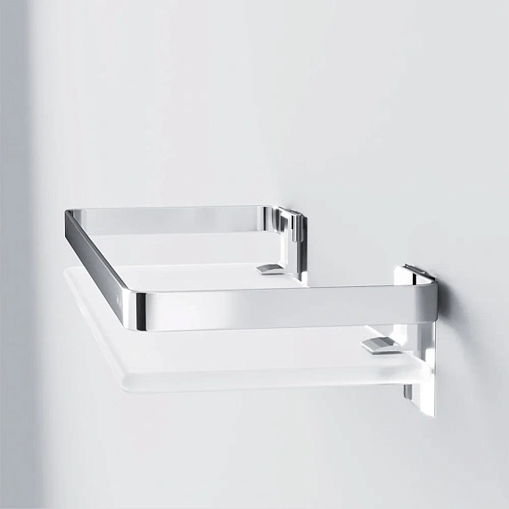 Полка в ванную AM.PM Sense L A7455100 серебристый металл, стекло-3