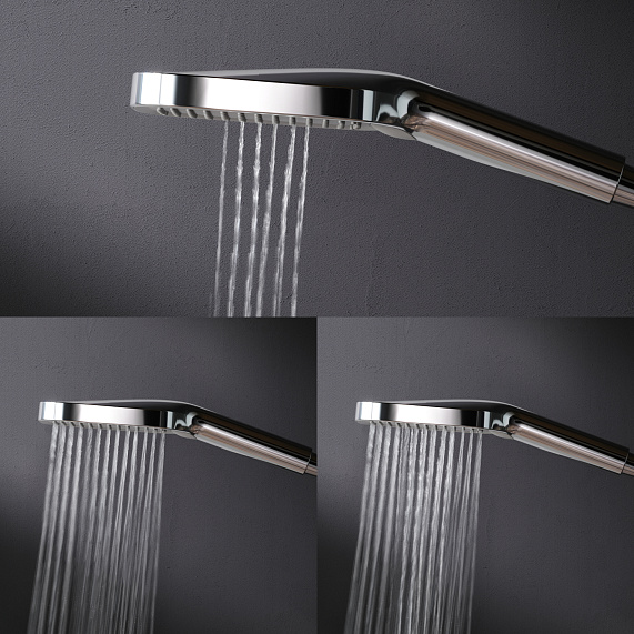 Душевая система AM.PM Func F078F500 стойка с тропическим душем, термостатом, смесителем, изливом, хром-5