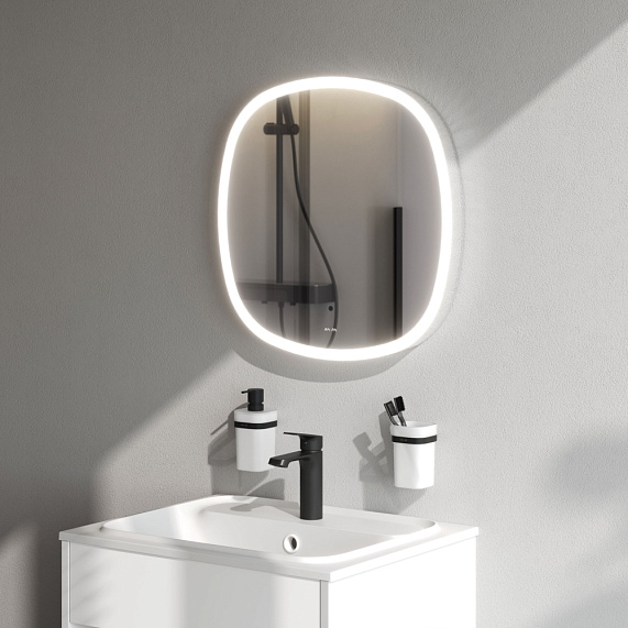 Зеркало с подсветкой в ванную закругленное 55 AM.PM Func M8FMOX0551WGS сенсорное-2