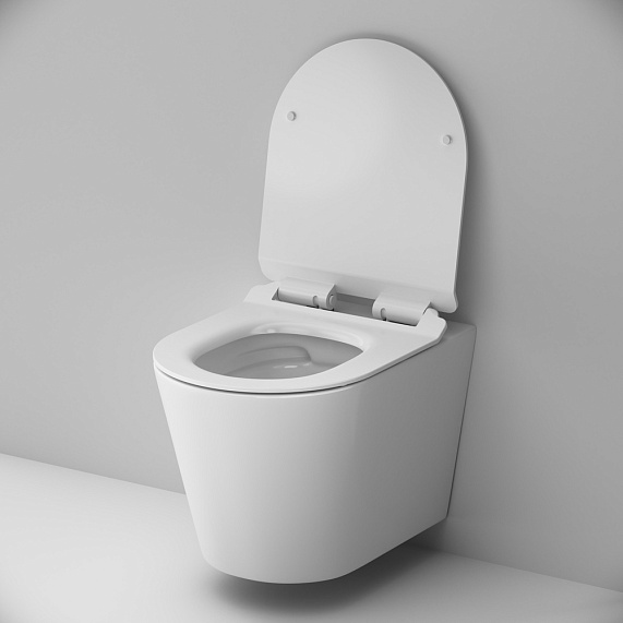 Унитаз подвесной AM.PM Sunny C85C1701SC безободковый с сиденьем микролифт