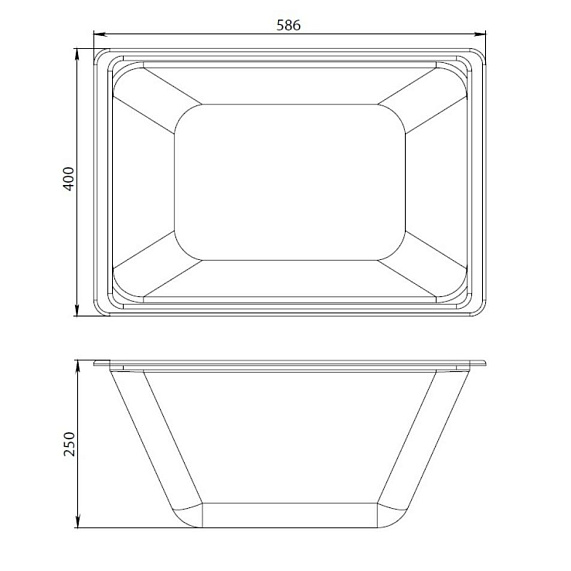 Ванна акриловая 150x70 AM.PM Gem W90A-150-070W-A1 белая глянцевая-1