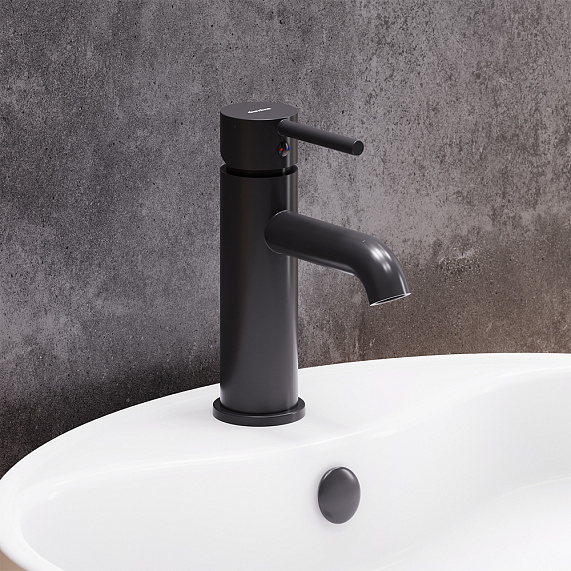 Смеситель для раковины Damixa Scandinavian Pure 360210300 черный-2