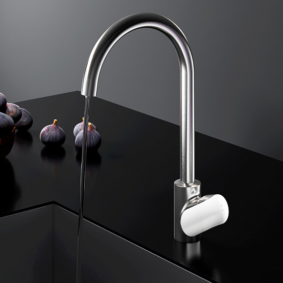 Смеситель для кухни AM.PM Like F8007711 высокий с каналом питьевой воды, сатин-2