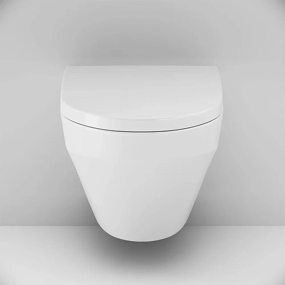 Унитаз подвесной AM.PM Inspire C501700WH безободковый c сиденьем микролифт C907851WP, белый-2