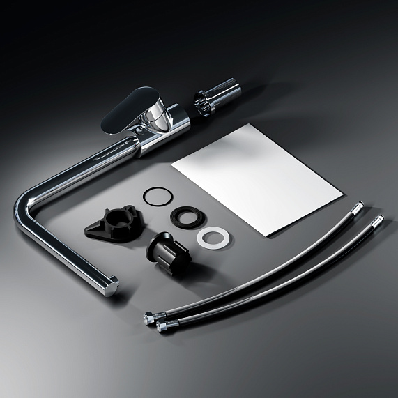 Смеситель для кухни AM.PM Like F8005000 высокий, хром-7