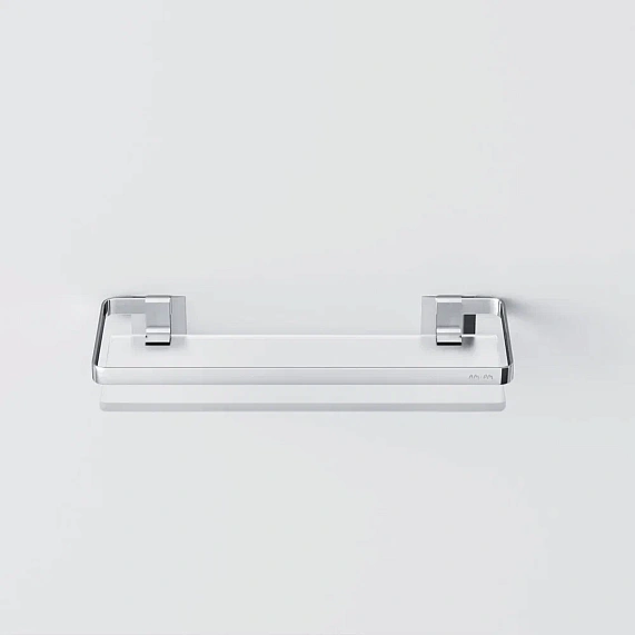 Полка в ванную AM.PM Sense L A7455100 серебристый металл, стекло-2